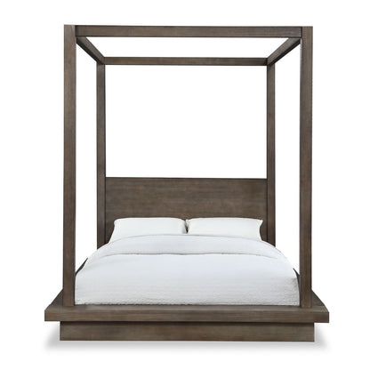 Modus Melbourne California-King Canopy Bed in Dark Pine