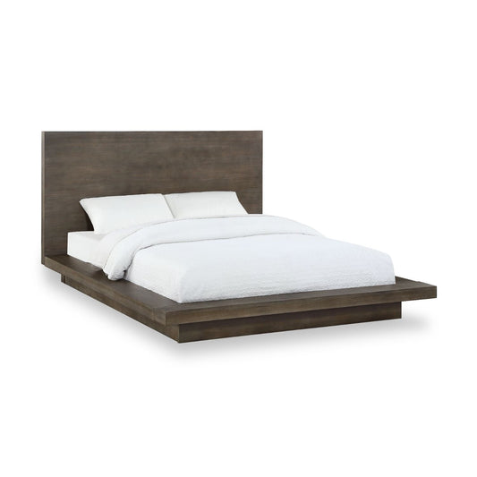 Modus Melbourne Cal King Panel Bed in Dark Pine