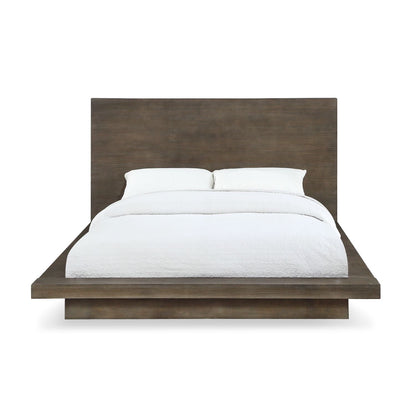 Modus Melbourne Cal King Panel Bed in Dark Pine