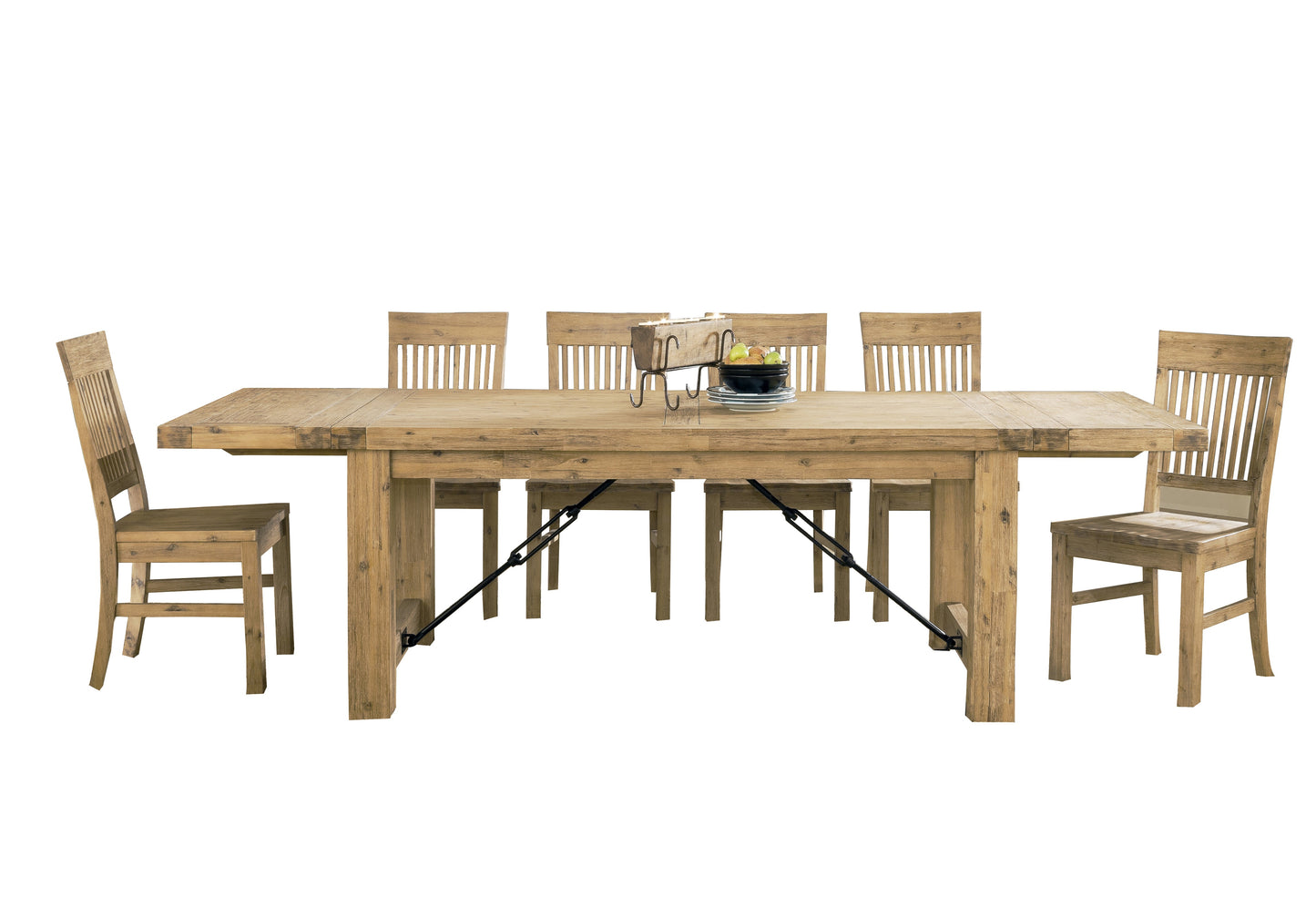 Modus Autumn 7PC Dining Table Six Chair Dining Set in Cider