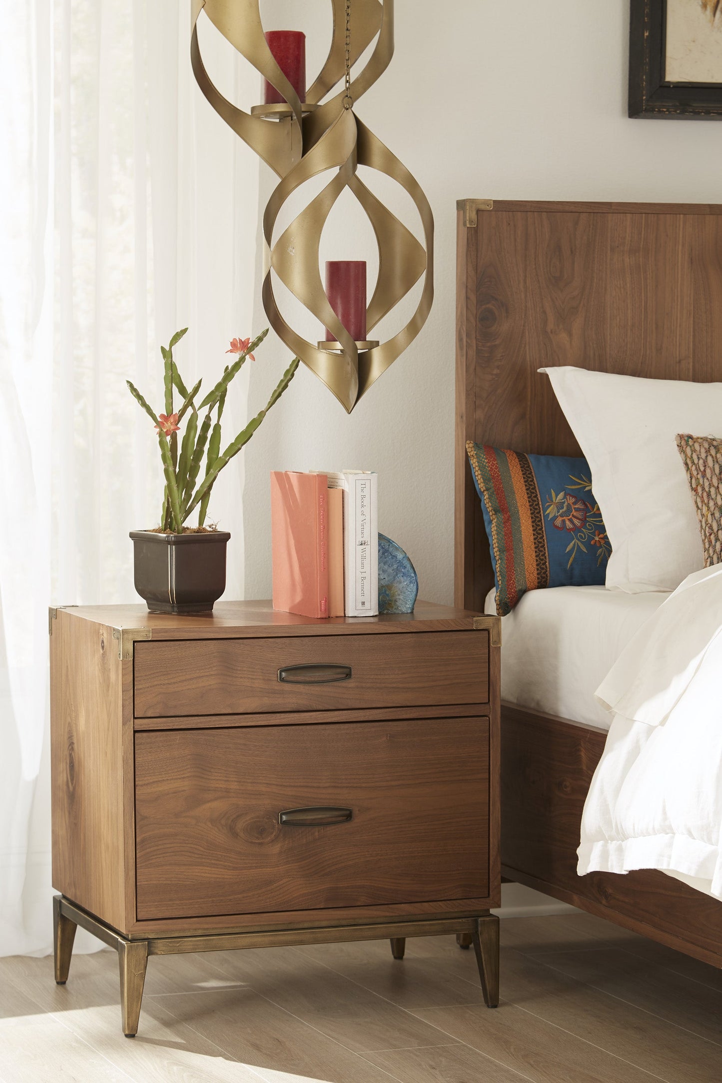 Modus Adler Nightstand in Natural Walnut