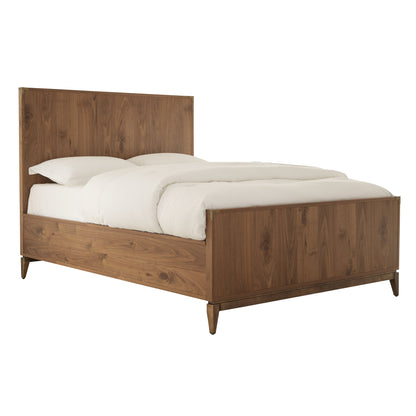 Modus Adler 4PC Full Bedroom Set with Nightstand in Natural Walnut