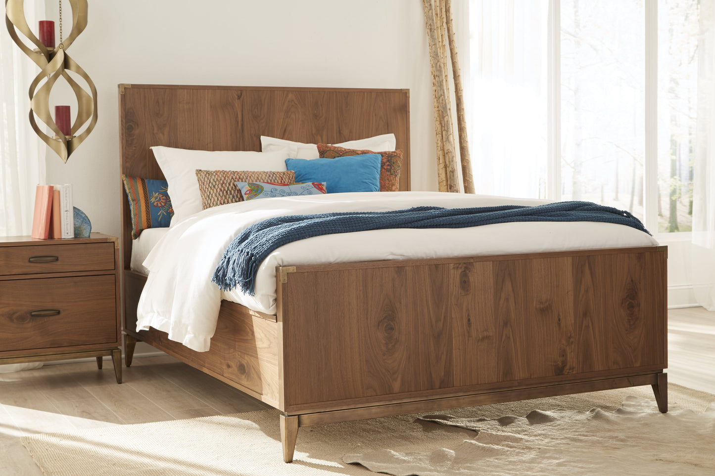 Modus Adler Queen Bed in Natural Walnut