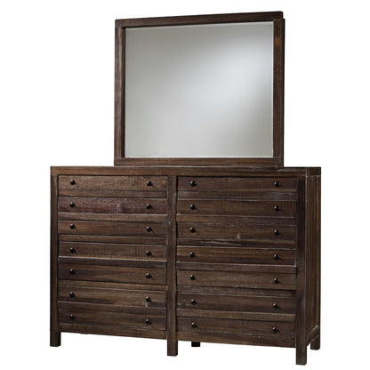 Modus Townsend 5PC Queen Storage Bedroom Set w Chest in Java