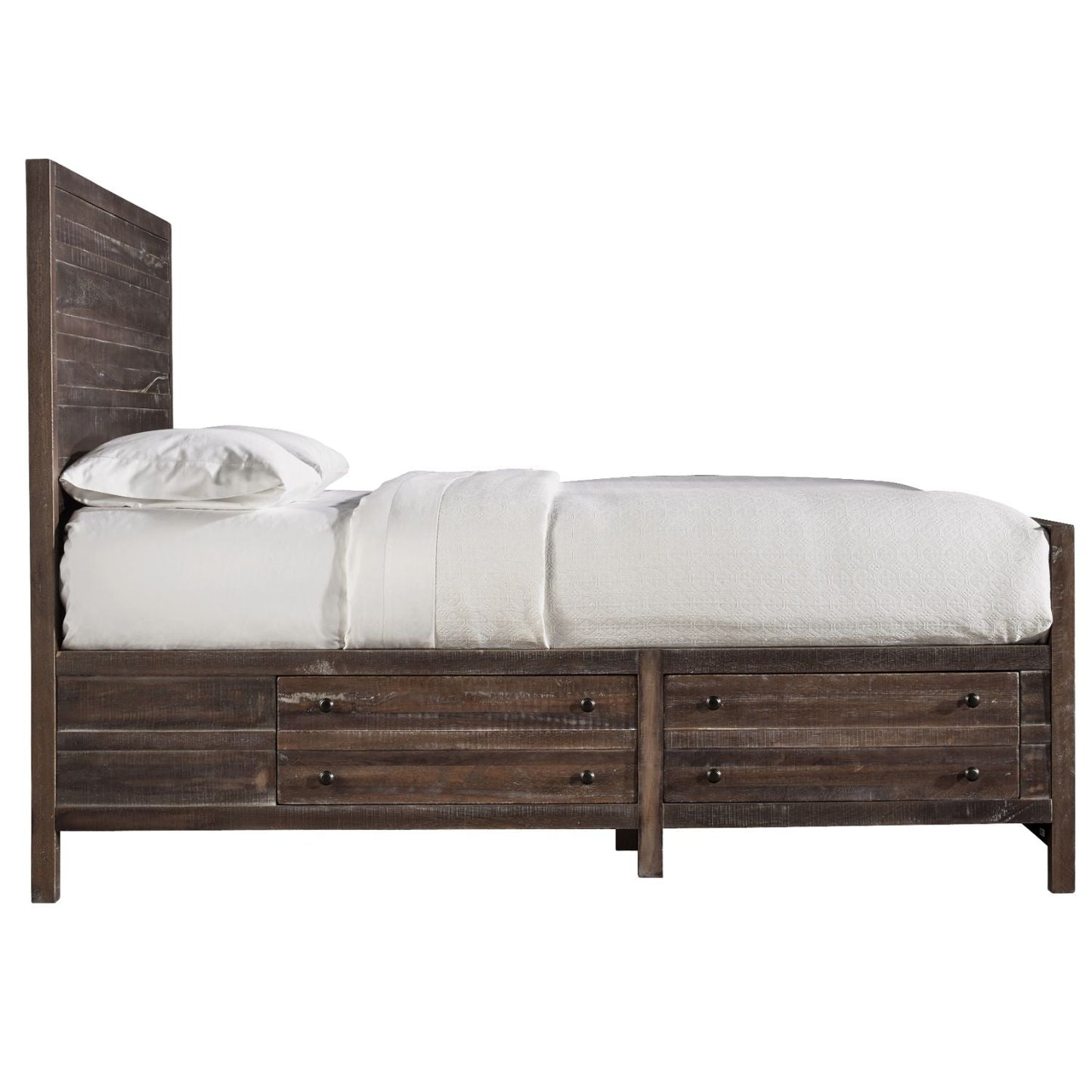 Modus Townsend Cal King Solid Wood Storage Bed in Java