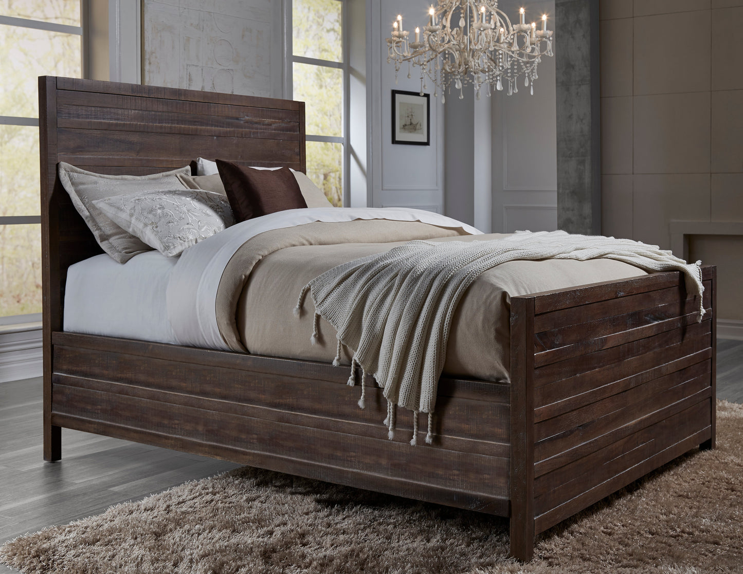 Modus Townsend Cal King Platform Bed in Java