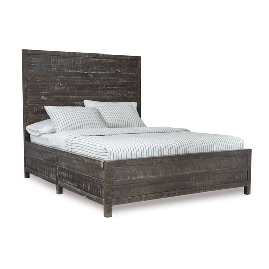 Modus Townsend 5PC E King Low-Profile Bedroom Set w Chest in Gunmetal