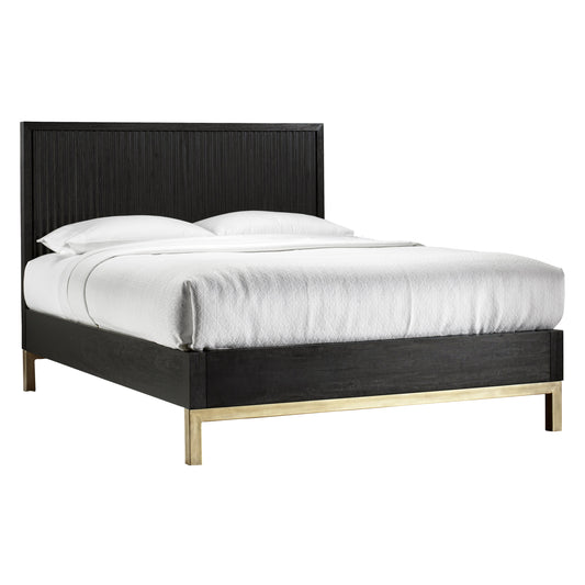 Modus Kentfield Full Bed in Black Drifted Oak