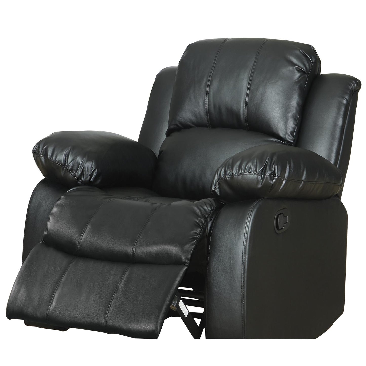 Homelegance Cranley Recliner Chair in Leather - Black
