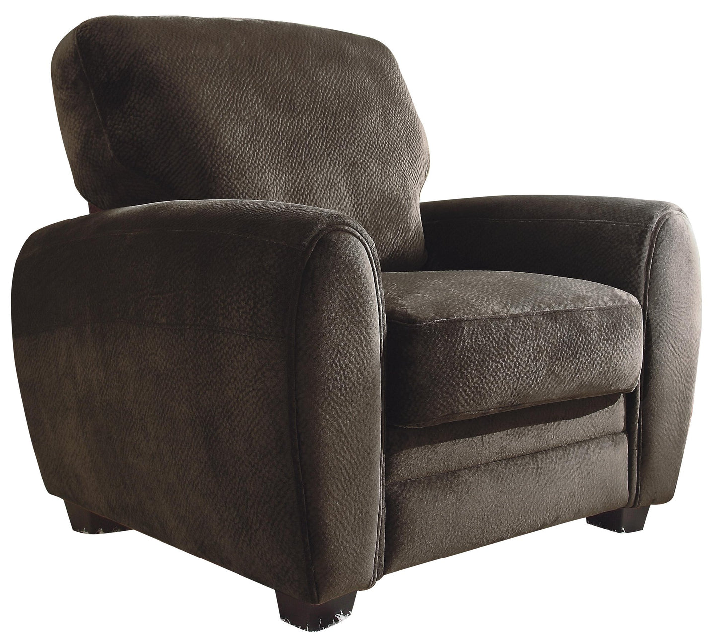 Homelegance Rubin Chair in Microfiber - Chocolate