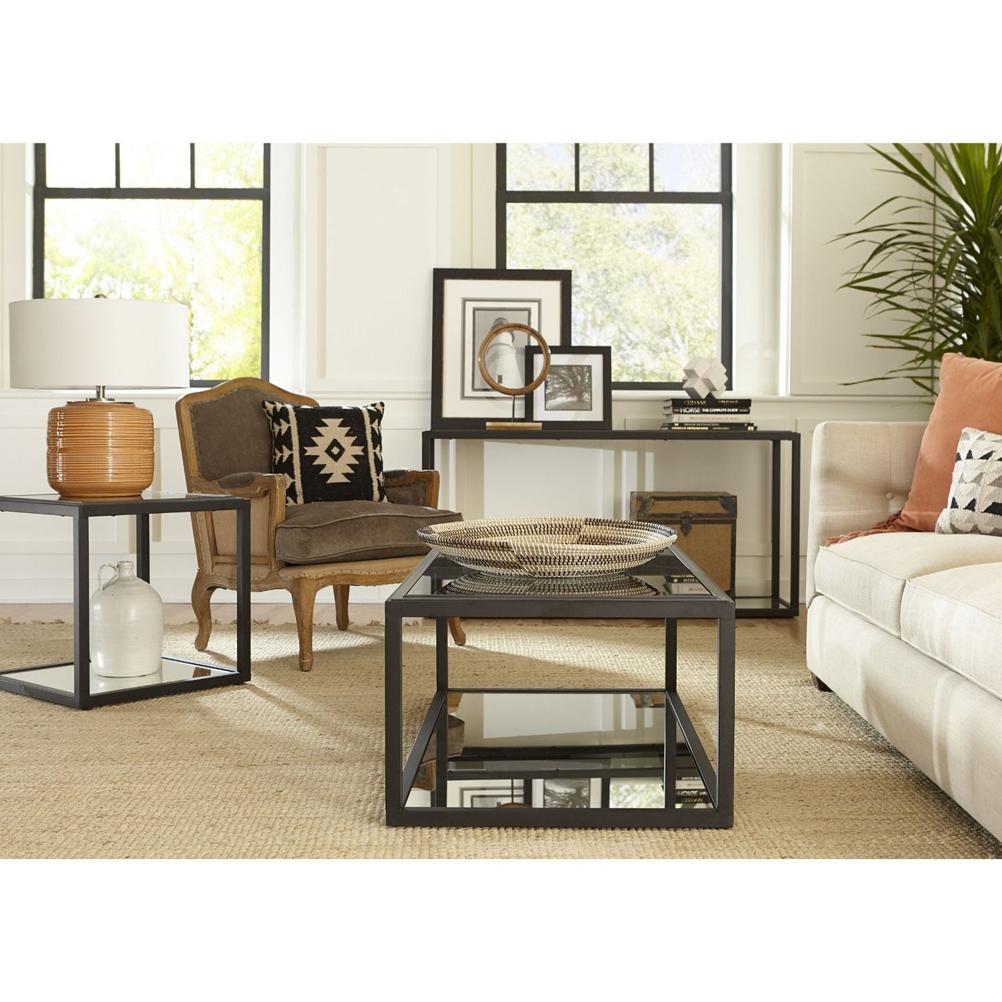 Modus Ellis 2PC Coffee & End Table in Nutmeg