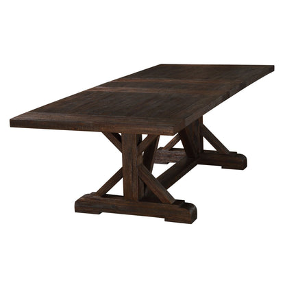 Modus Crossroads Cameron Extension Dining Table in Antique Charcoal