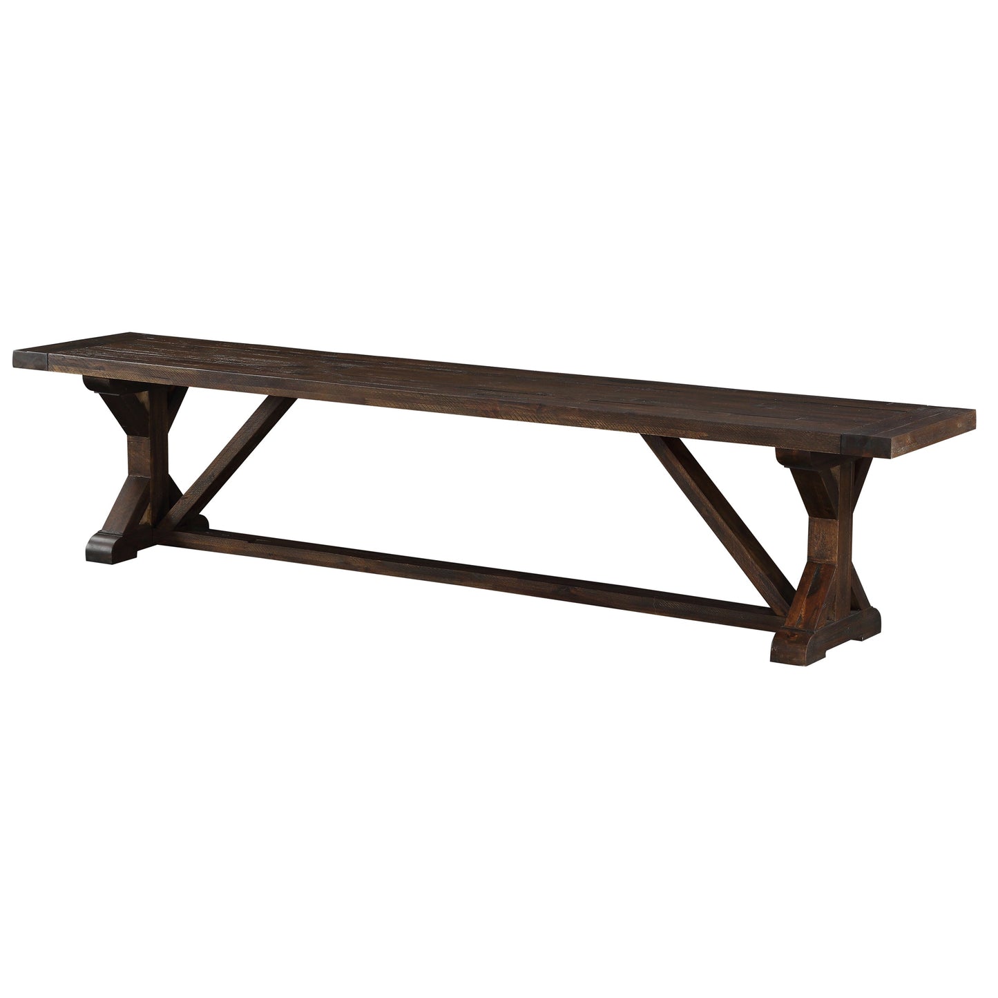 Modus Crossroads Cameron Bench in Antique Charcoal