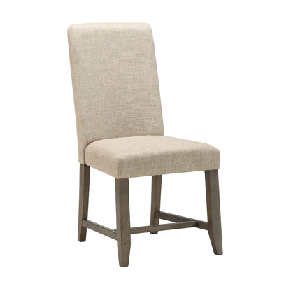 Modus Taryn Upholstered 2 Side Chair in Rustic Grey