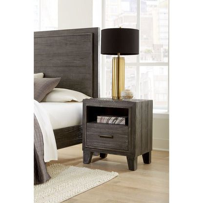 Modus Hadley One-Drawer Nightstand in Onyx