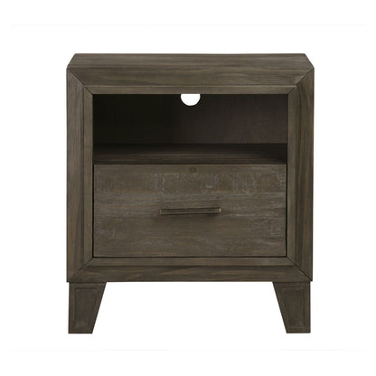 Modus Hadley One-Drawer Nightstand in Onyx