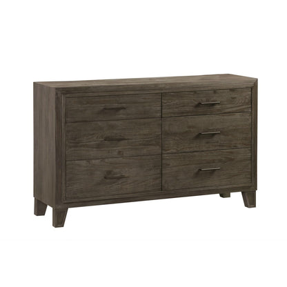 Modus Hadley Six-Drawer Dresser in Onyx