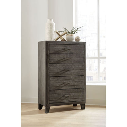 Modus Hadley Five Drawer Chest in Onyx