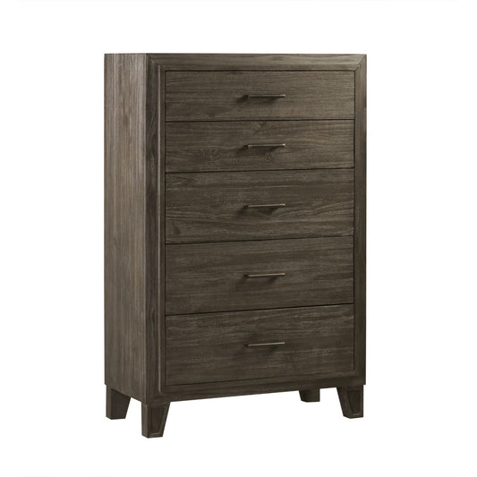 Modus Hadley Five Drawer Chest in Onyx