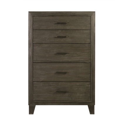 Modus Hadley Five Drawer Chest in Onyx