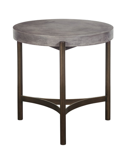 Modus Lyon End Table in Medium Concrete