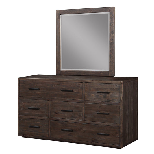 Modus McKinney Dresser Mirror in Espresso Pine