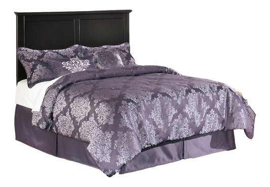 Ashley Maribel Queen Panel Headboard in Black - The Furniture Space.