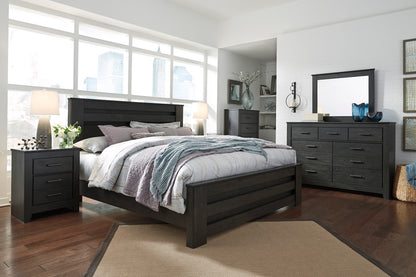 Ashley Brinxton 5PC Queen Poster Bedroom Set With Chest In Black