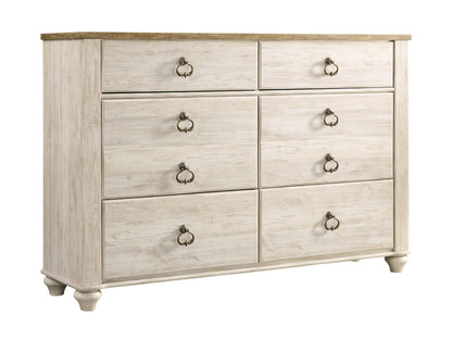Ashley Willowton Six Drawers Youth Dresser in White