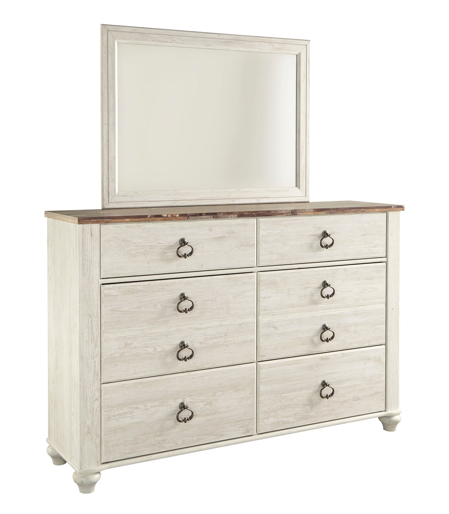 Ashley Willowton 5PC Queen Full Panel Bedroom Set with Chest in White