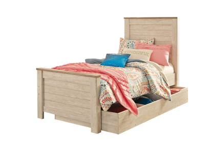 Ashley Willowton Twin Trundle Bed in White