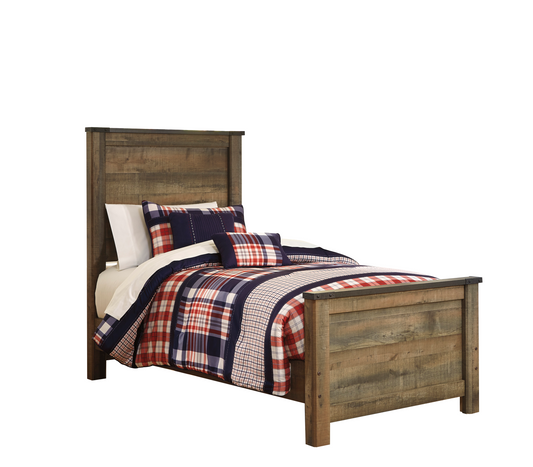 Ashley Trinell Twin Panel Bed in Brown