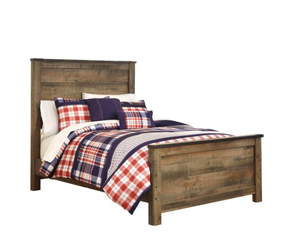 Ashley Trinell E King Panel Bed in Brown