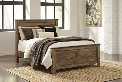 Ashley Trinell Queen Panel Bed in Brown