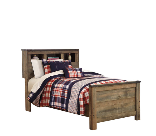 Ashley Trinell Full Bookcase Bed in Brown