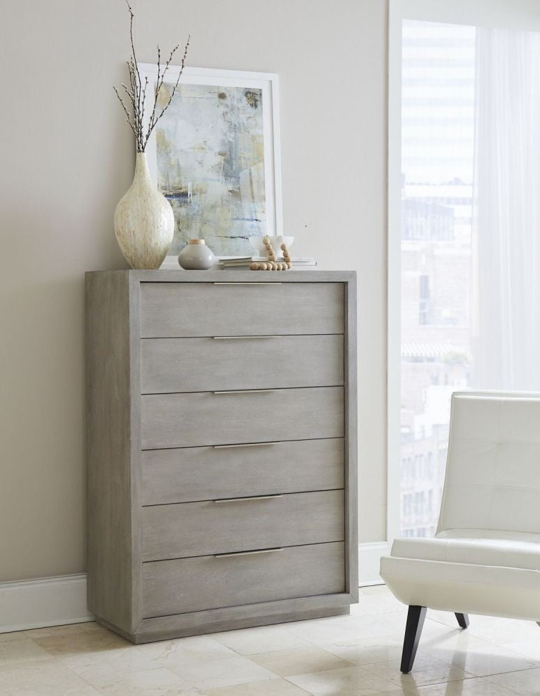 Modus Oxford Six-Drawer Chest in Mineral