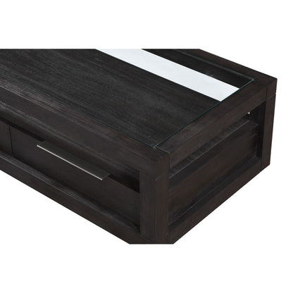 Modus Oxford Two-Drawer Coffee Table in Basalt Grey