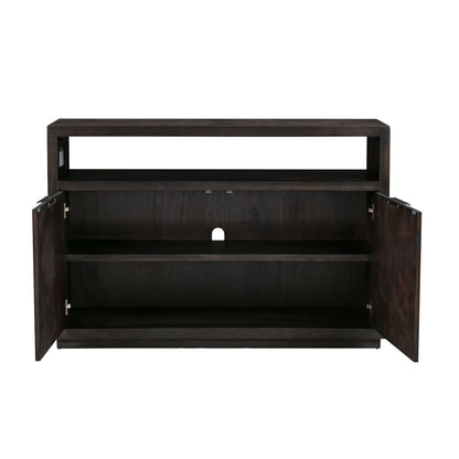 Modus Oxford Solid Wood 54" Media Console in Graphite