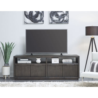 Modus Oxford Solid Wood 74" Media Console in Graphite