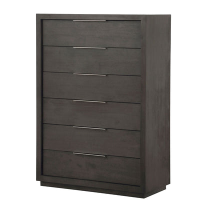 Modus Oxford 5PC Full Storage Bedroom set w Chest in Basalt Grey