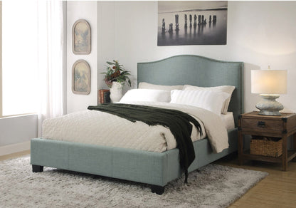 Modus Geneva Cal King Ariana Platform Bed in Bluebird