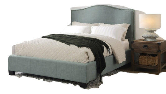 Modus Geneva Queen Ariana Storage Bed in Bluebird