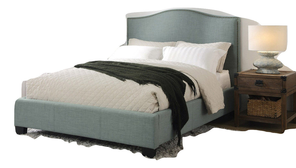 Modus Geneva E King Ariana Storage Bed in Bluebird