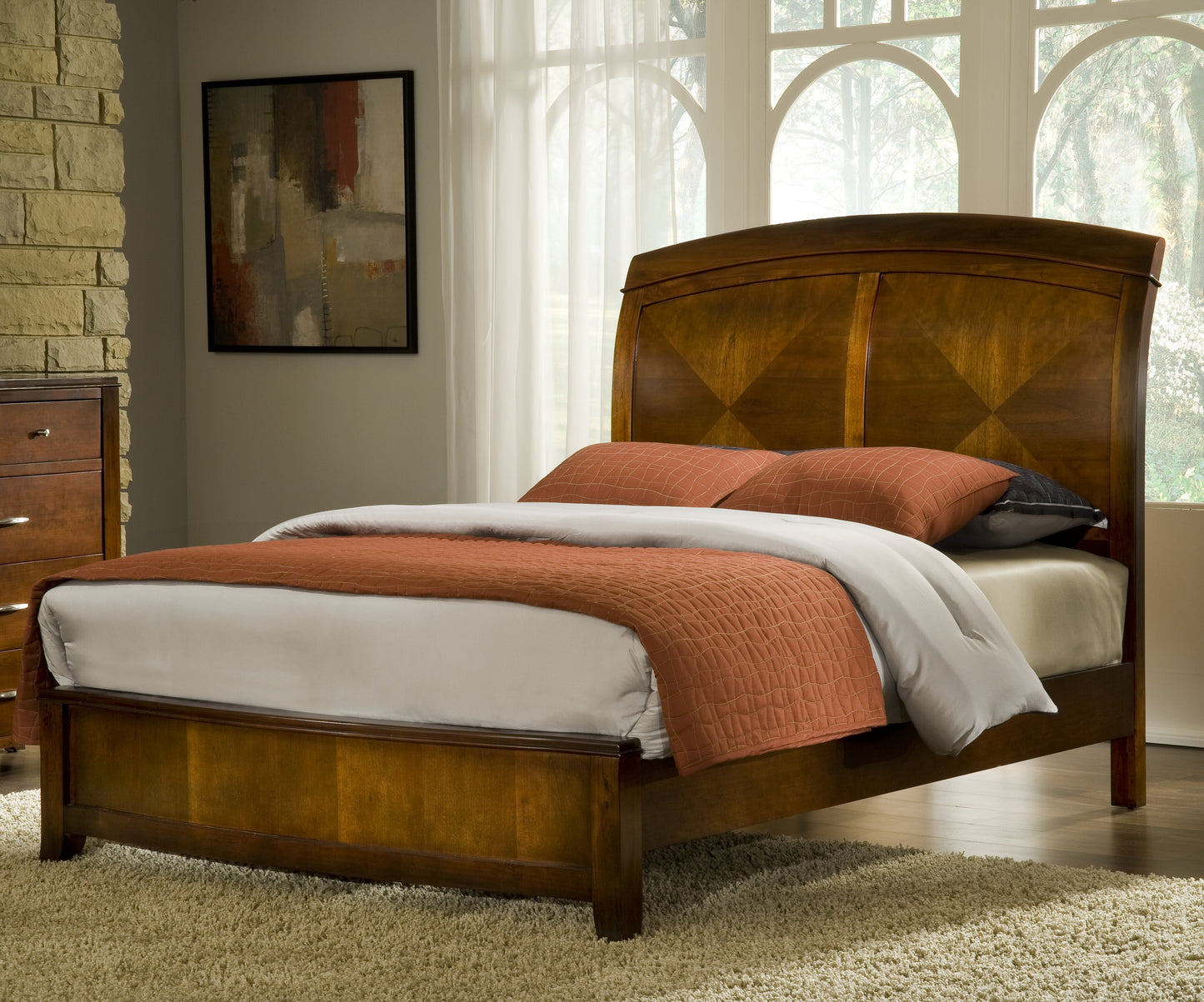 Modus Brighton Twin Bed in Cinnamon