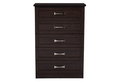 Contemporary Tallboy Storage Chest in Dark Brown