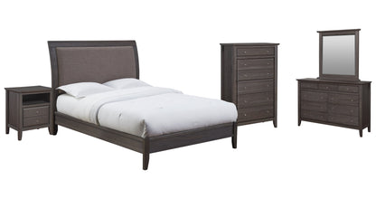 Modus City II 5PC Cal King Bedroom Set in Dolphin