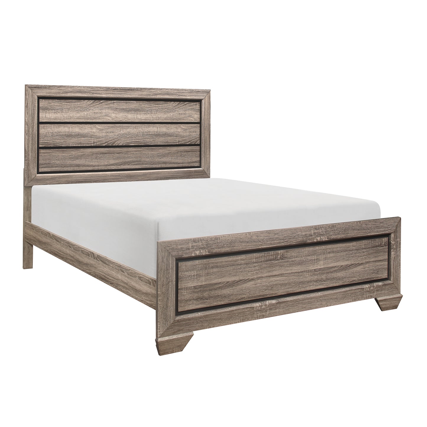 Ballar Rustic Cal King Bed in Natural Wood