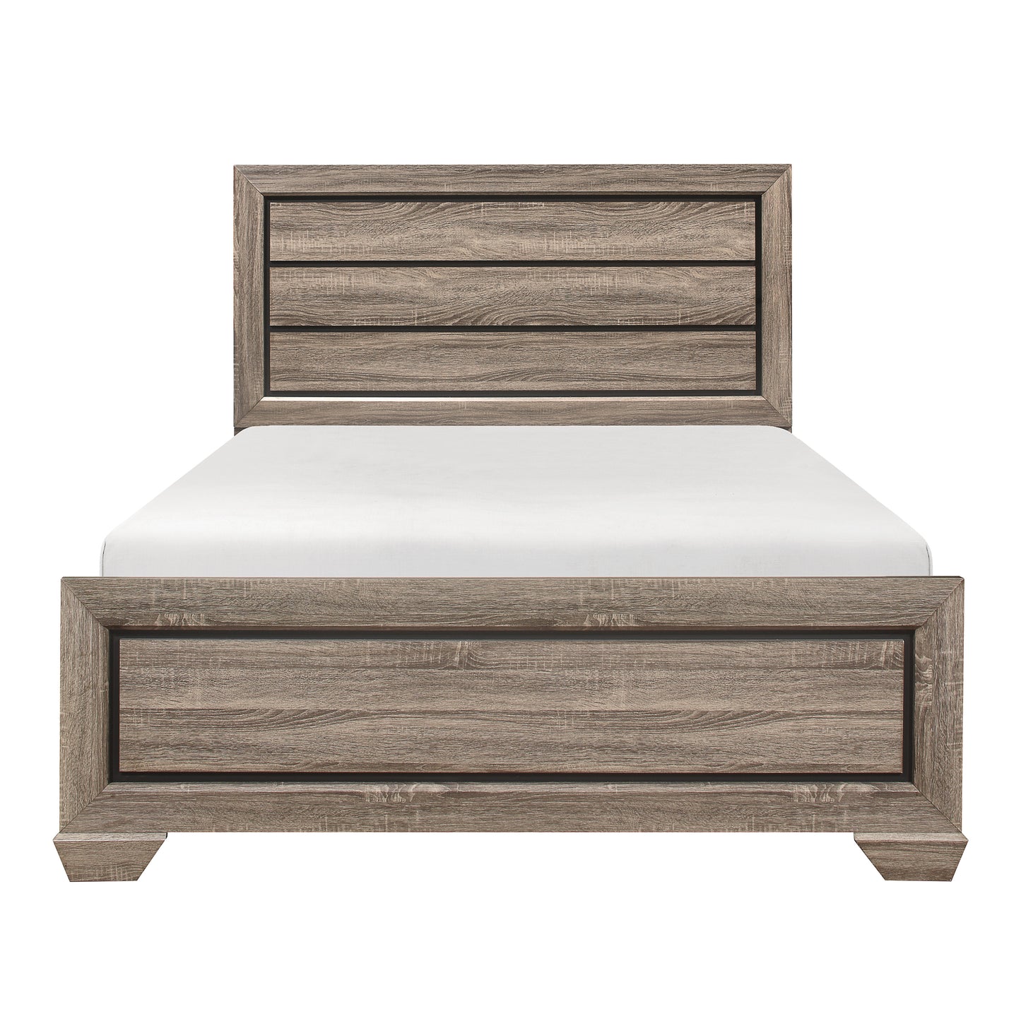 Ballar Rustic Cal King Bed in Natural Wood