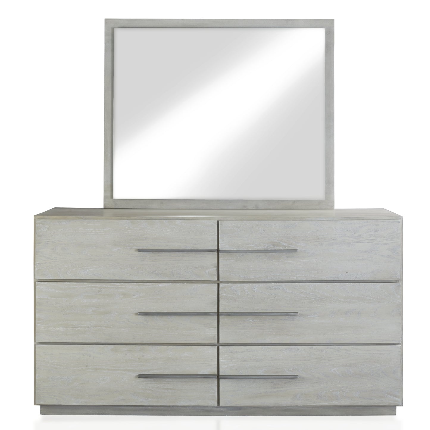 Modus Destination Six Drawer Dresser in Cotton Grey