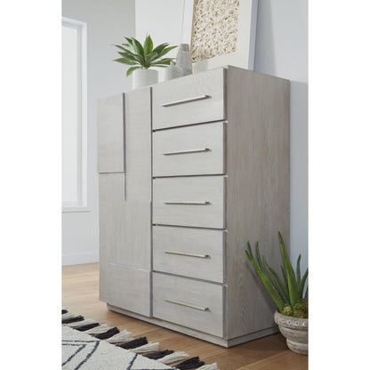 Modus Destination Five Drawer Sweater Chest in Cotton Grey